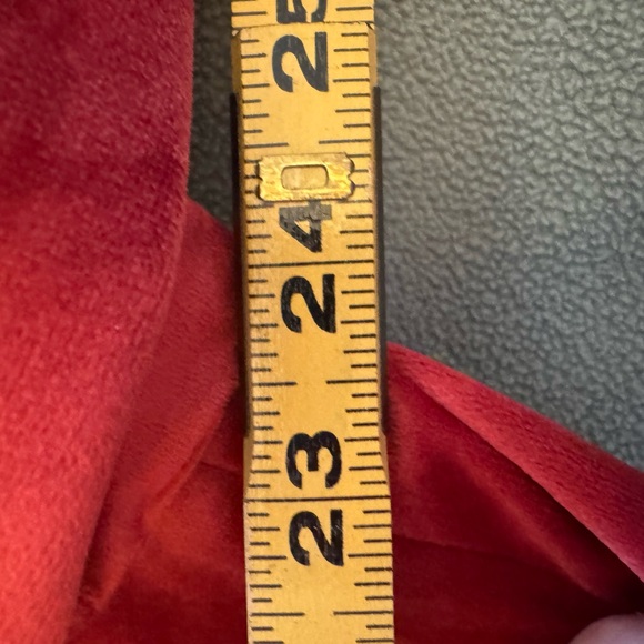 Classic Red Men's Crushed Velvet Blazer - Picture 8 of 8